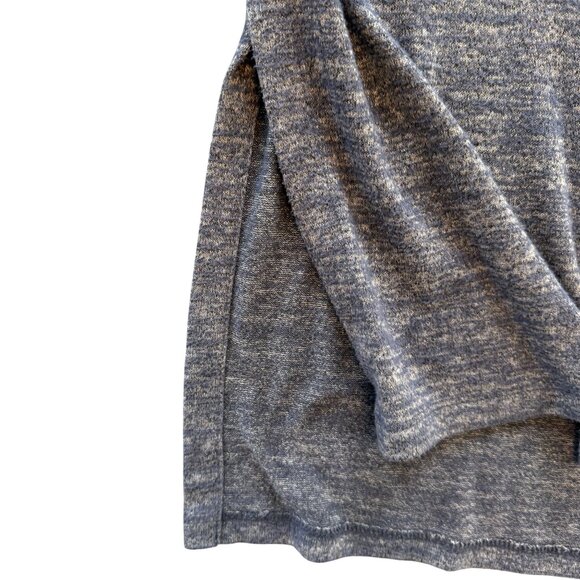 Tahari Womens Lightweight Heather Gray High-Low Hem Long Sleeve Pullover Sweater - Picture 4 of 6